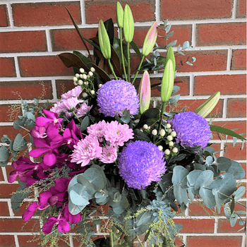 Purple flower bouquet